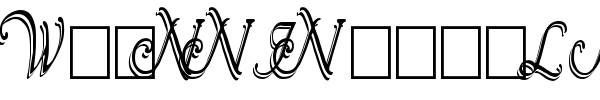 Wrenn Initials font preview